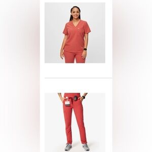 Figs CLAY Catarina Scrub Top LIMITED EDITION NWT